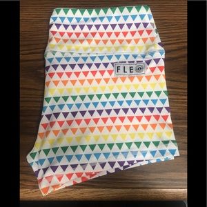 Fleo/doughnuts and deadlifts collaboration shorts